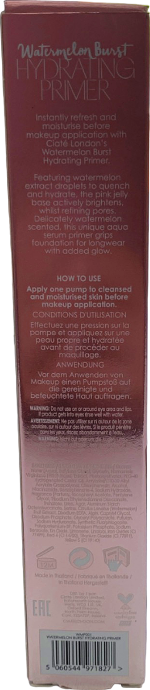 Ciaté London Watermelon Burst Hydrating Primer 40ml