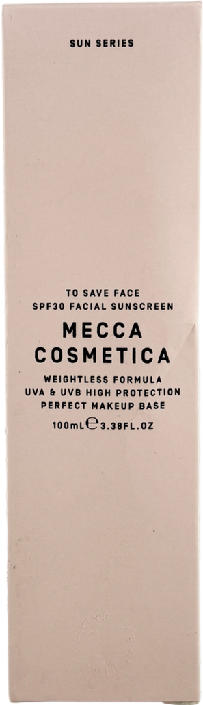 Mecca cosmetica To Save Face Spf30 Facial Sunscreen 100ml