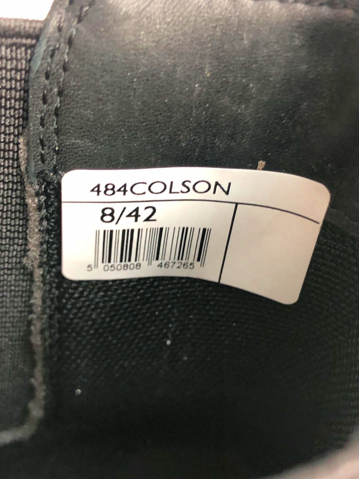 Dune London Black Colson Leather Chelsea Boots UK 8