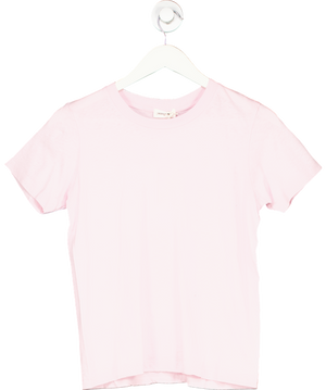 American Vintage Pink  T-shirt In Cherry Blossom UK M