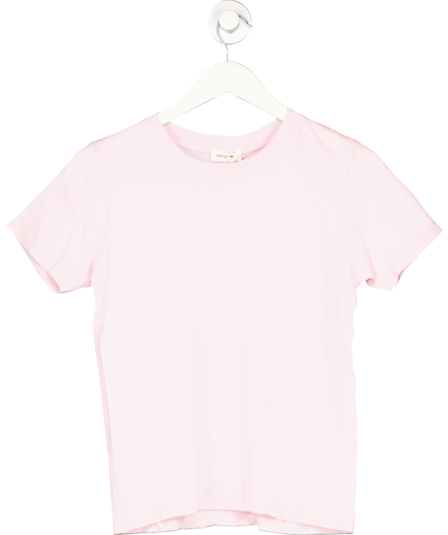 American Vintage Pink  T-shirt In Cherry Blossom UK M