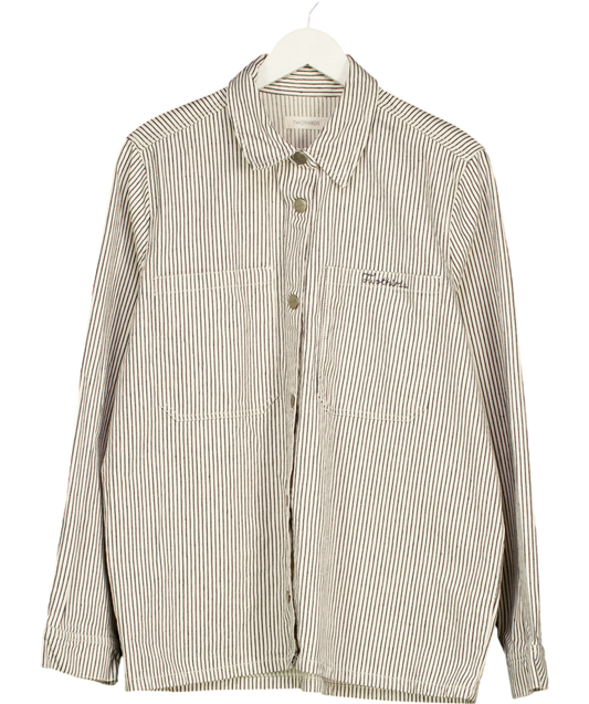 Two Thirds Cream Cotton Blend Shirt UK L