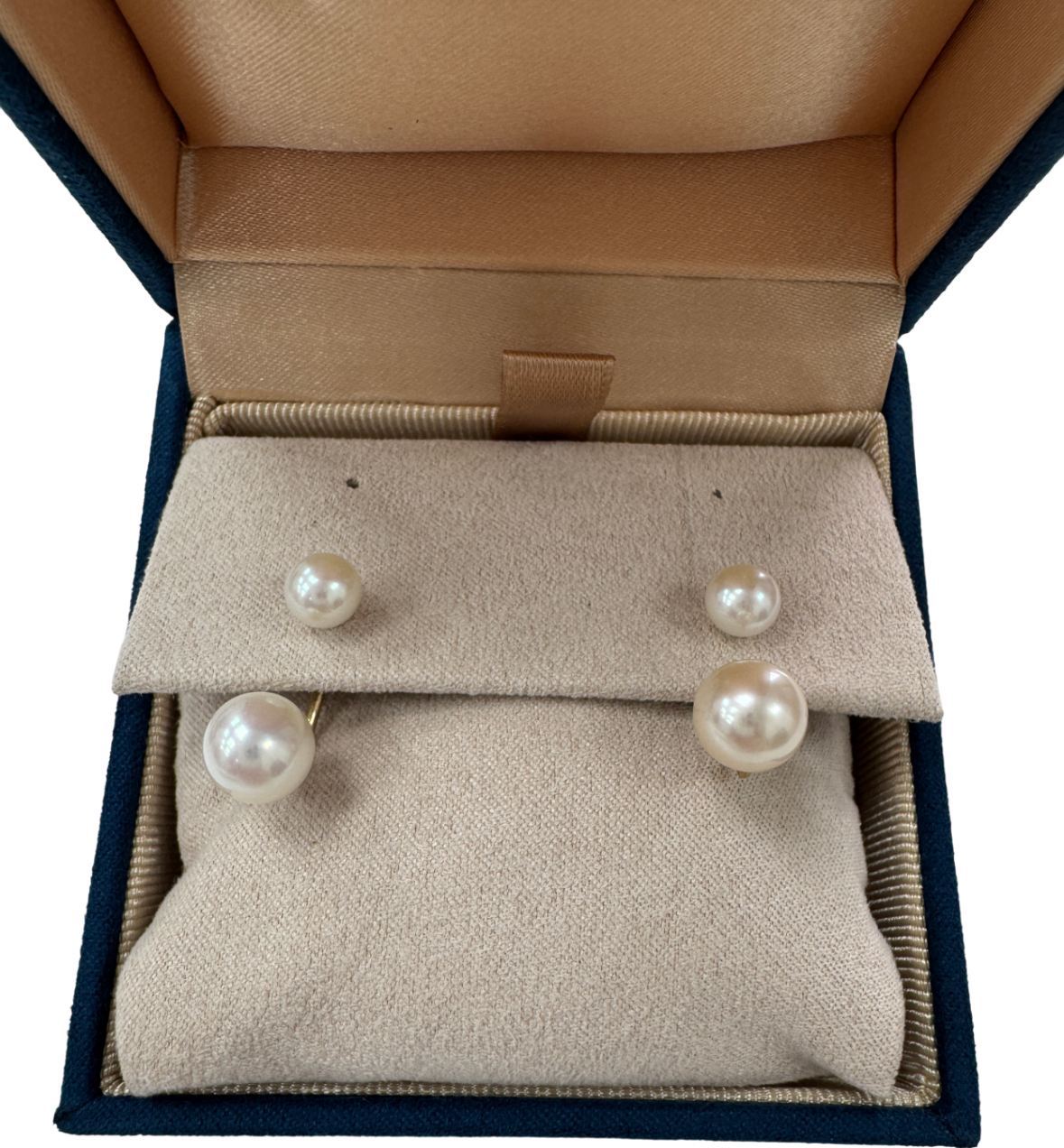 GINGIBERI Real 18k Yellow Gold And Pearl Earrings