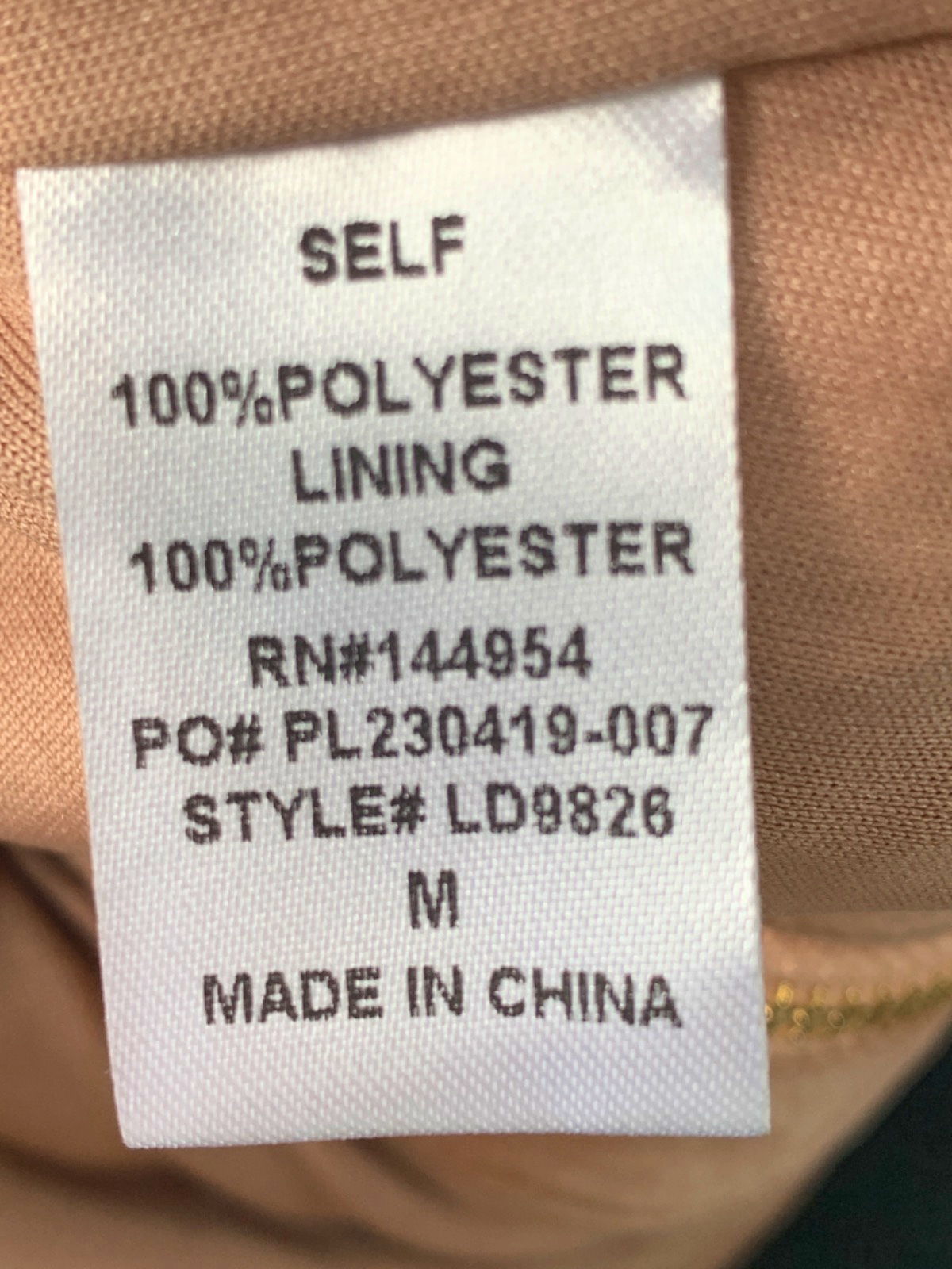 Beach City Rose Gold Sequin Top M