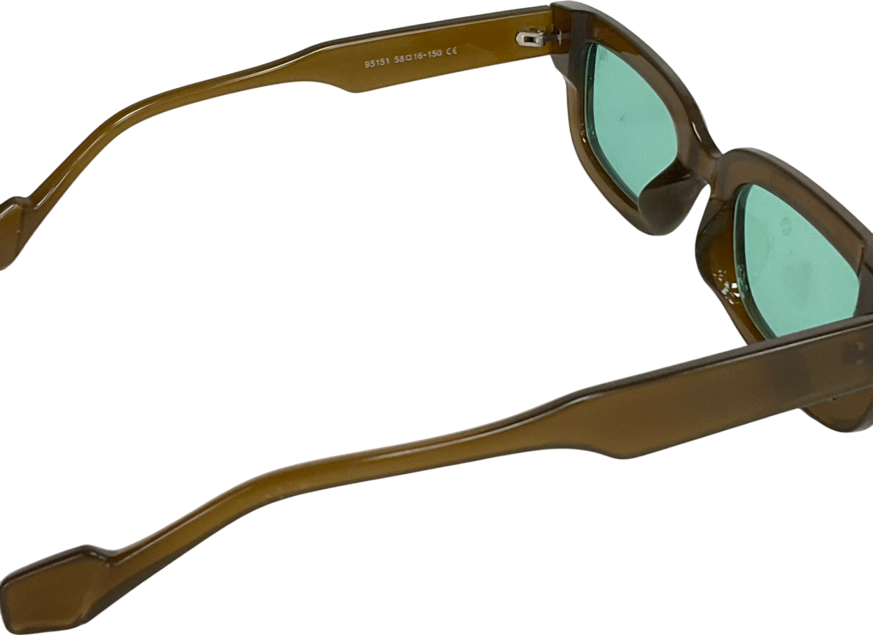 AV sunglasses Brown Women Aviator Sunglasses