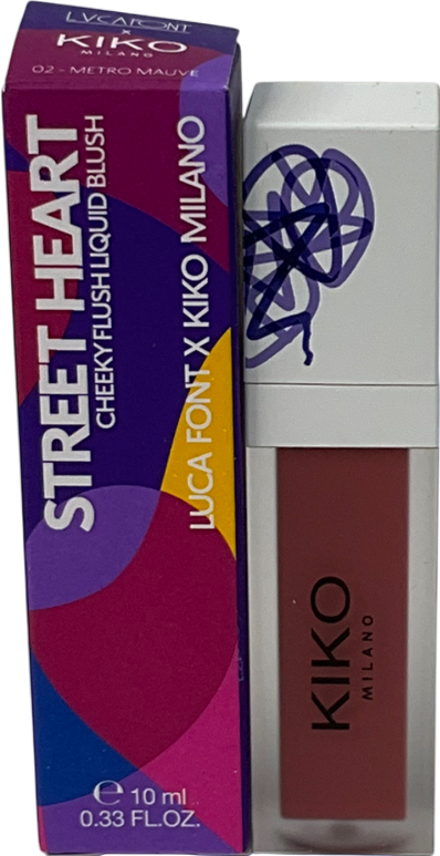 kiko Street Heart Cheeky Flush Liquid Blush 02 10ml