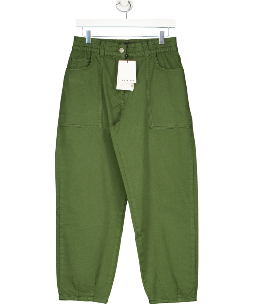 Whistles Green Tessa Casual Trouser UK 12