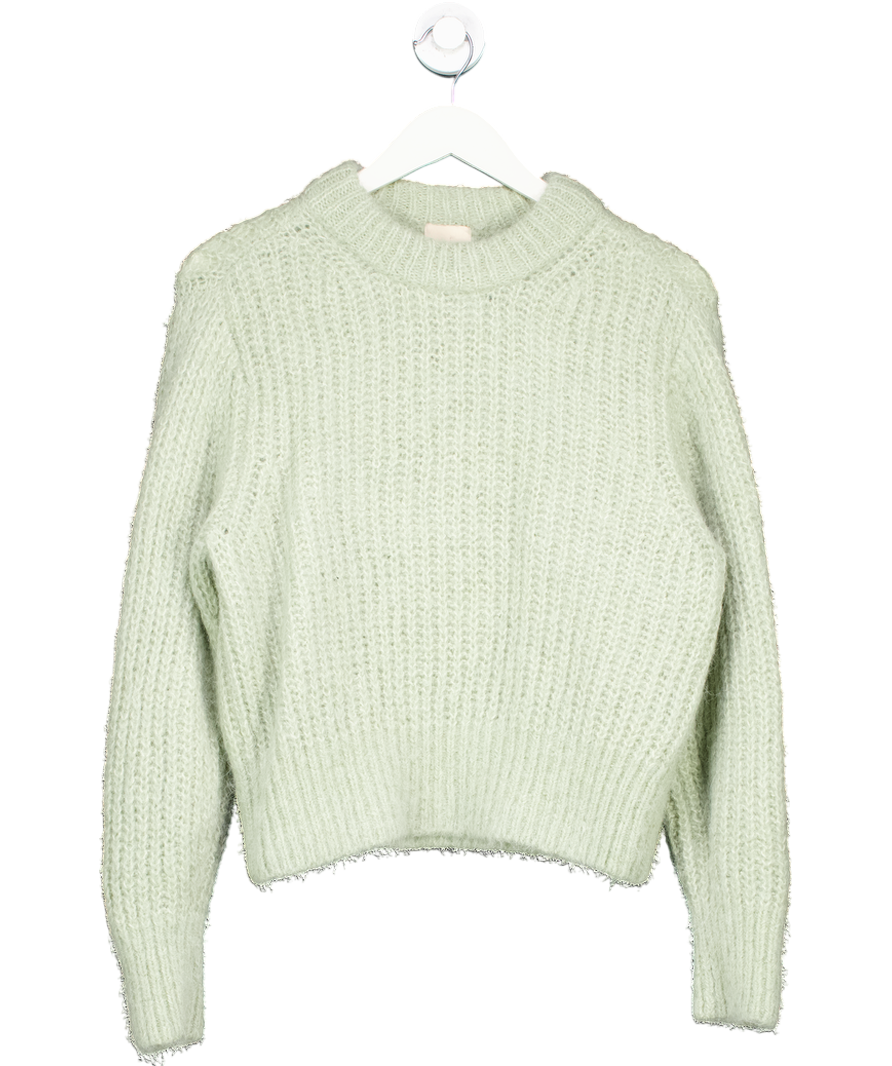 H&M Green Alpaca Blend Sweater UK M