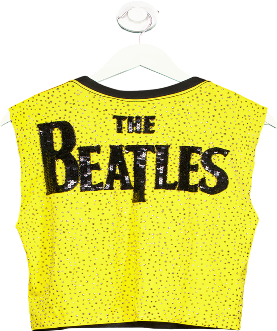 Alice + Olivia X The Beatles Micah Sequin Muscle Tank UK S