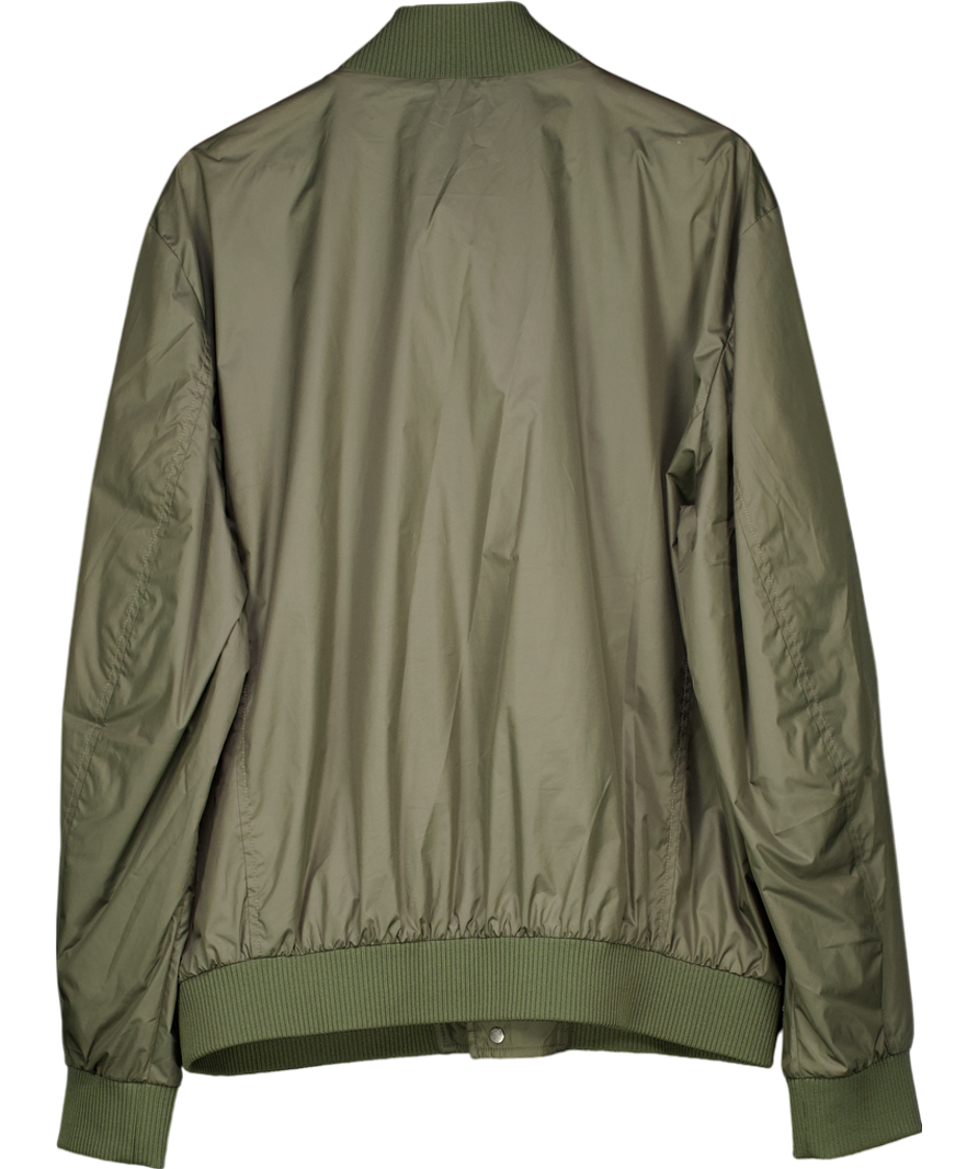 BOSS Green Water Repellent Button Up Travel Bomber Jacket UK XXL