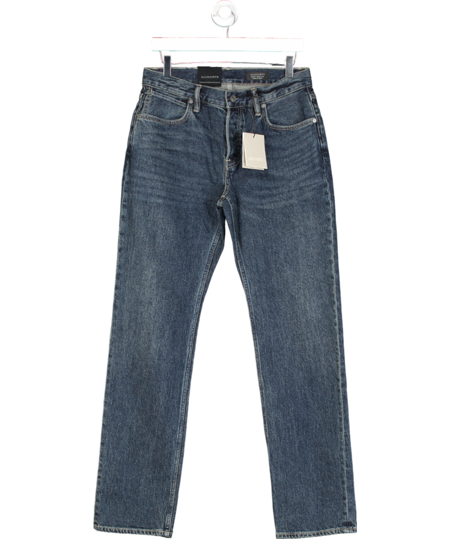 All Saints Blue Iggy Slim Fit Denim Jeans W30