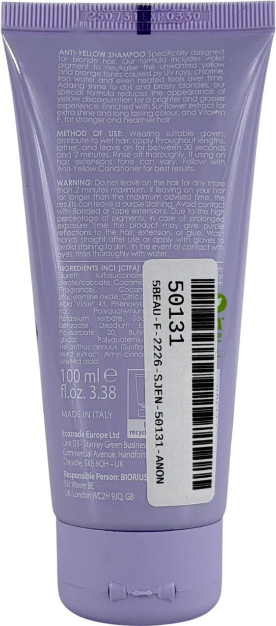 Beauty Works Anti-yellow Shampoo 100ml