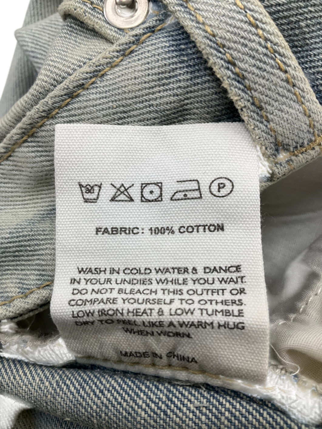 Peppermayo Blue Keanna Low Rise Denim Jeans UK 8