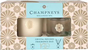 Champneys White Crystal Fragrance Duo Diffuser & Candle 45ml And 60g No Size
