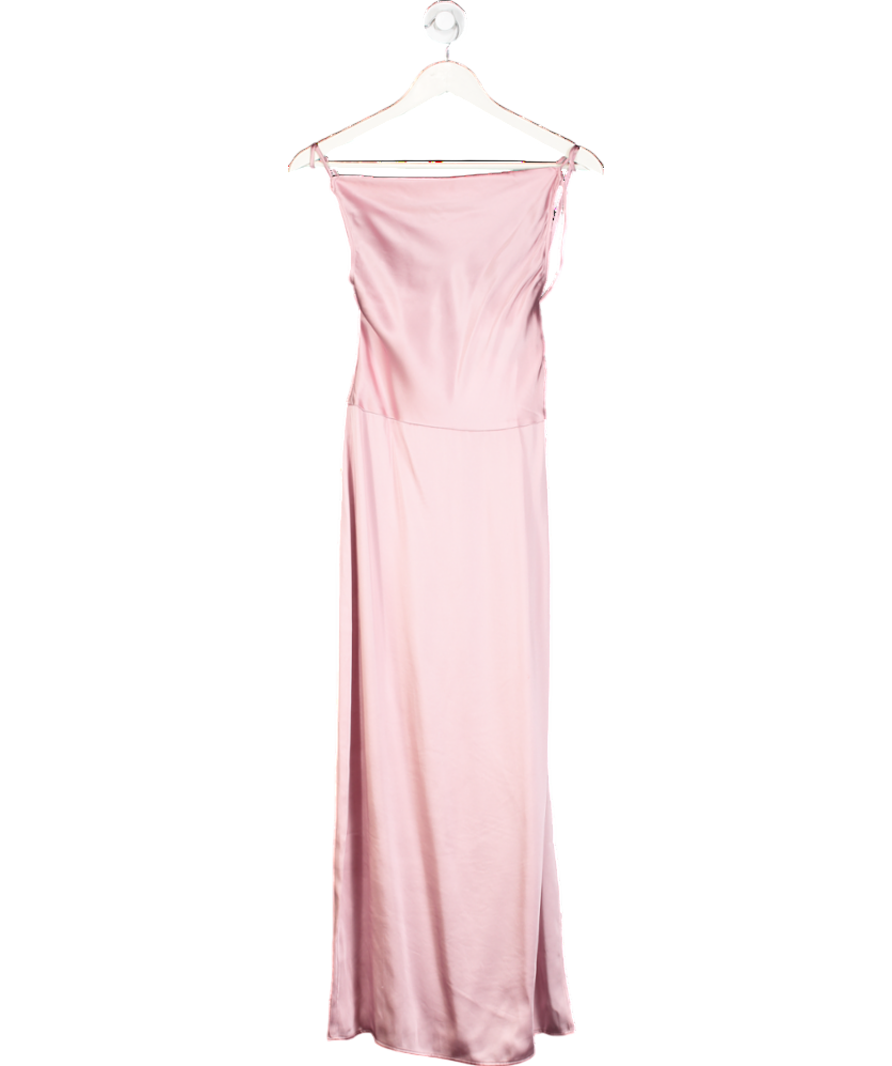 & Other Stories Pink Cowl Neck Dress UK 6