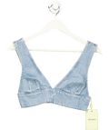 AXEL ARIGATO Blue Jules Denim Top UK S