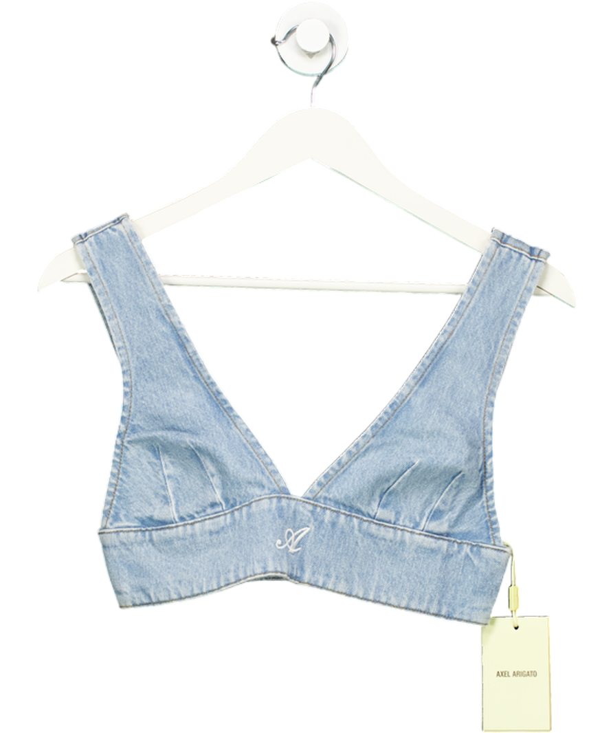 AXEL ARIGATO Blue Jules Denim Top UK S