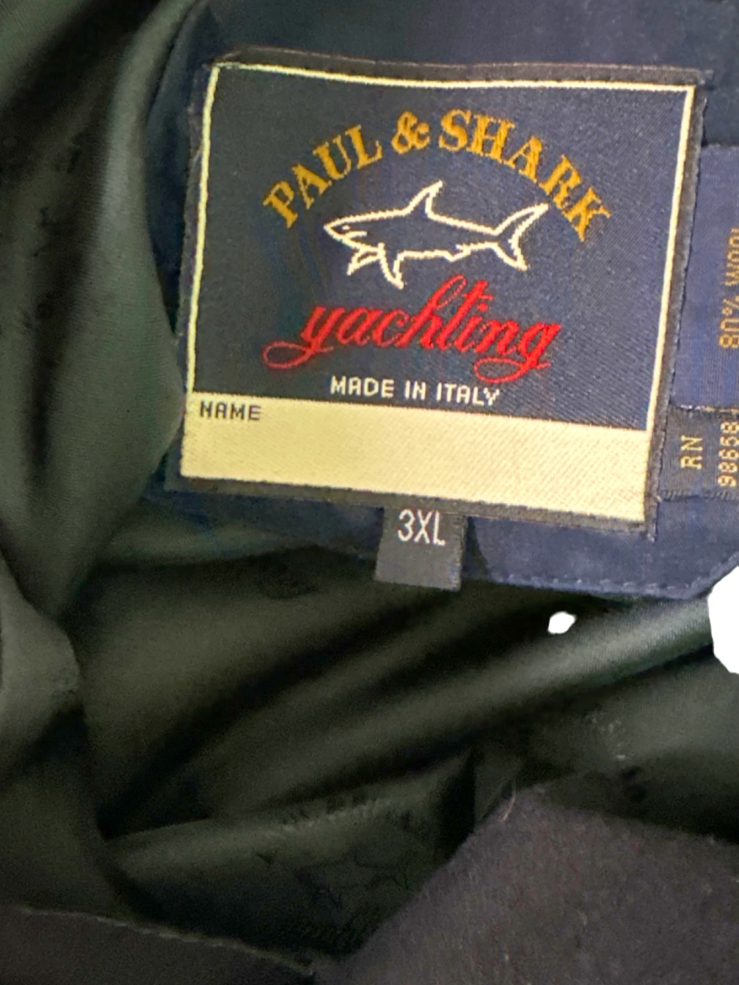 Paul & Shark Navy Yachting Jacket UK XXXL