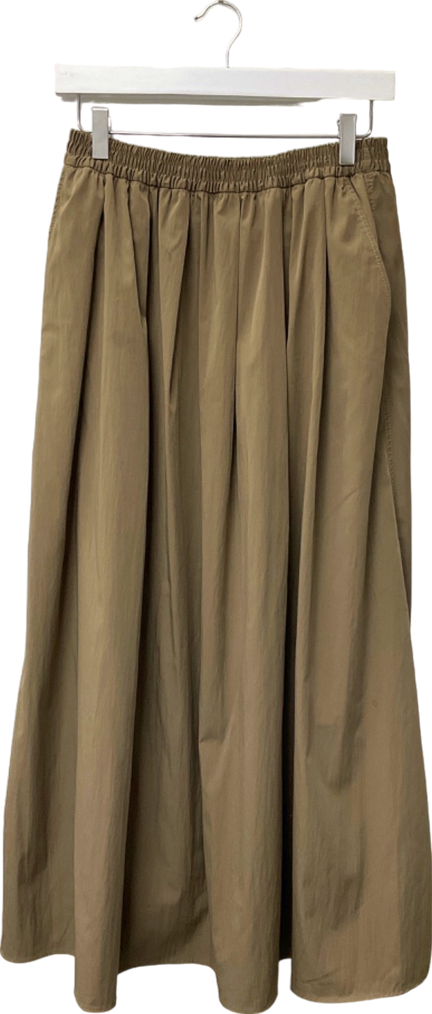 Zara Khaki Maxi Skirt UK 8