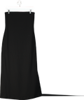 Theory Black Strapless Maxi Dress UK 8