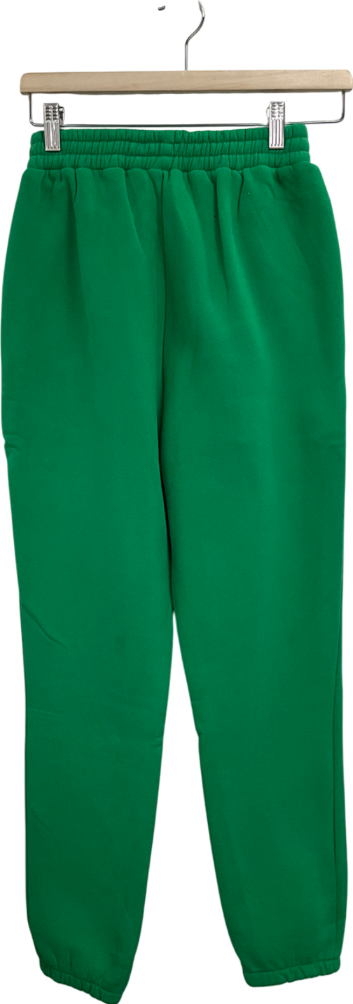 Meshki Green Camille Oversized Fleeceback Jogger UK S
