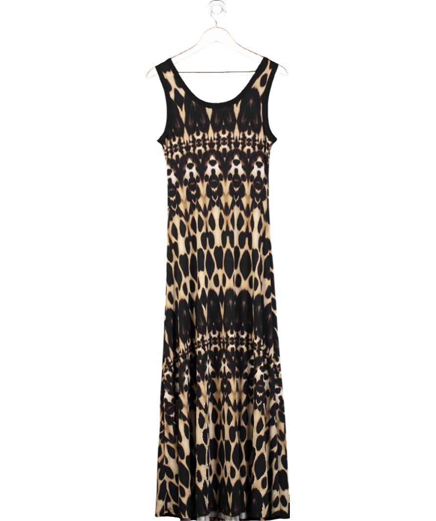 Episode Brown Leopard Print Maxi Dress UK S