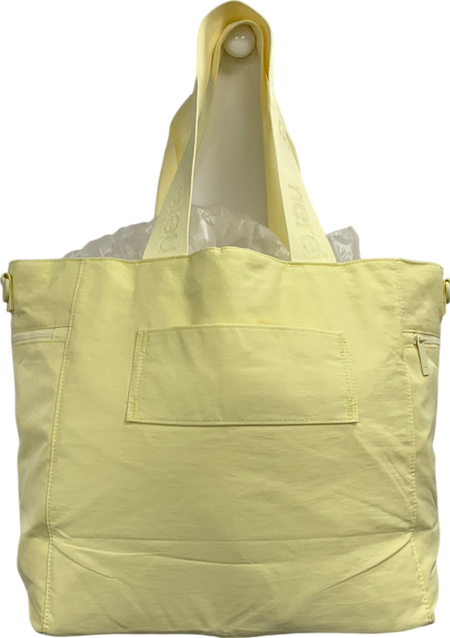 nere Yellow Bondi Nylon Large Tote Bag One Size