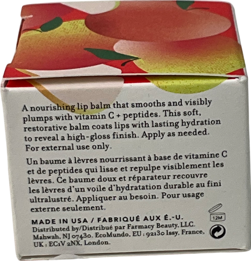 farmacy Smoothie Vitamin C And Peptide Lip Balm Apple 10g