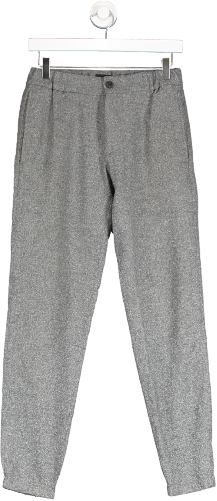 Club Monaco Grey Wool Blend Trousers UK XS