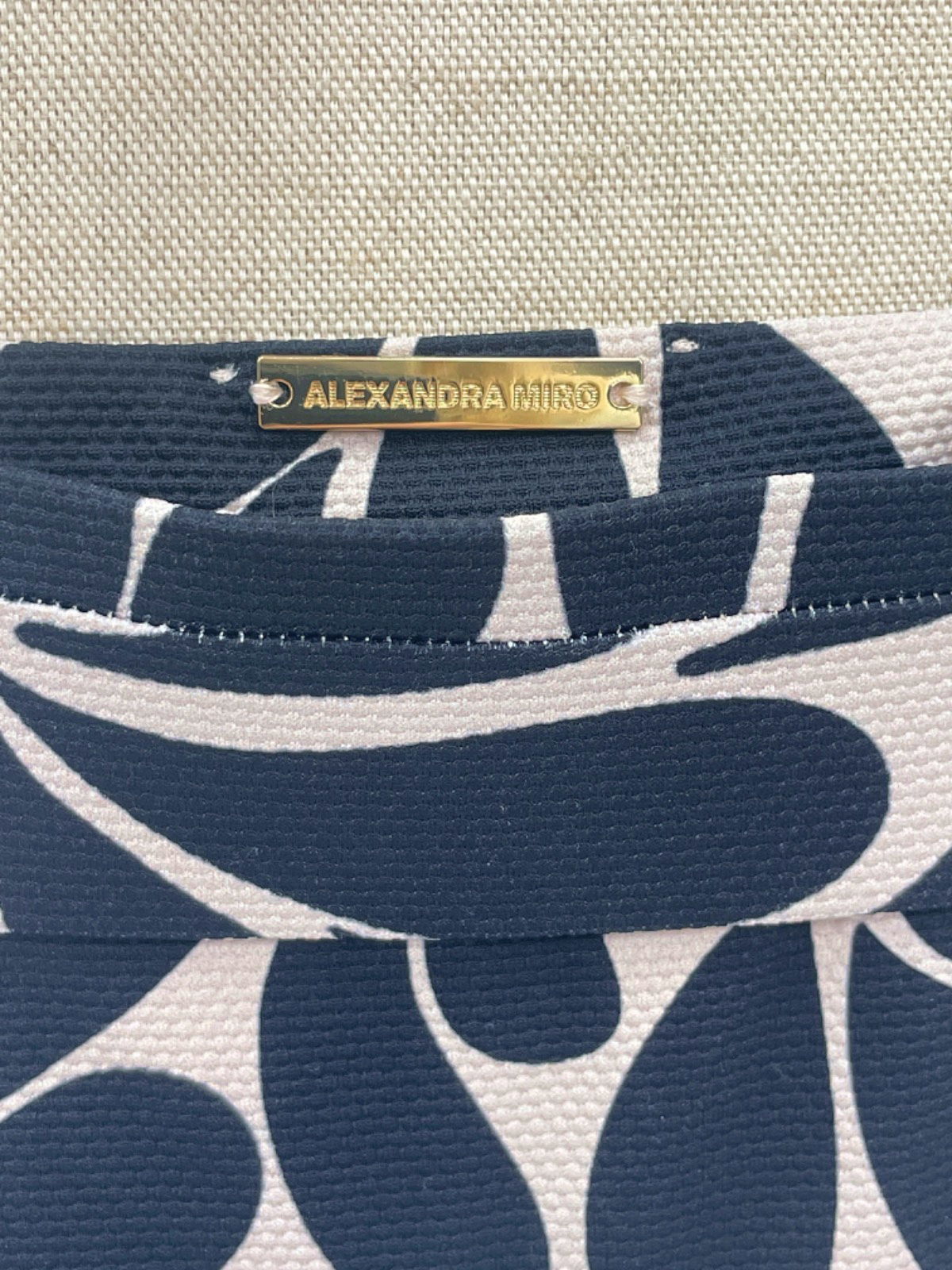 Alexandra Miro DEIDRE SWIMSUIT - BLACK DANDELION  UK S