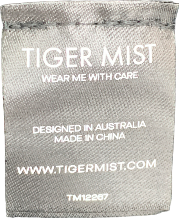 Tiger Mist Crochet Black Maxi Skirt UK S