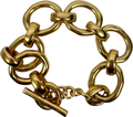 SEZANE Agathe Chunky gold bracelet