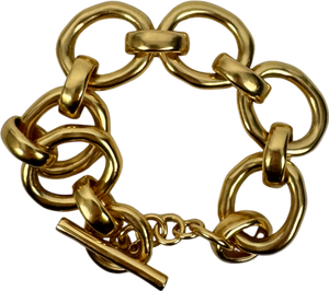 SEZANE Agathe Chunky gold bracelet