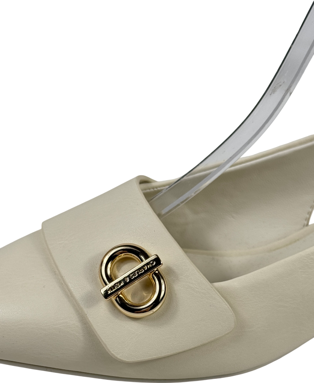 CHARLES & KEITH Cream Marley Slingback Pumps - Chalk UK 4 EU 37 👠