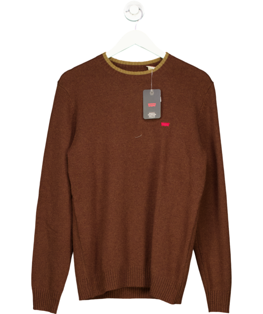 levis Brown Original Housemark Sweater UK M
