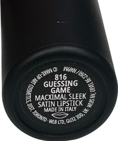 MAC Macximal Sleek Satin Lipstick Guessing Game 3.5g