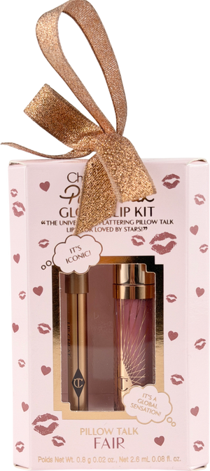 Charlotte Tilbury Pillow Talk Glossy Lips Duo Fair 2.6ml
