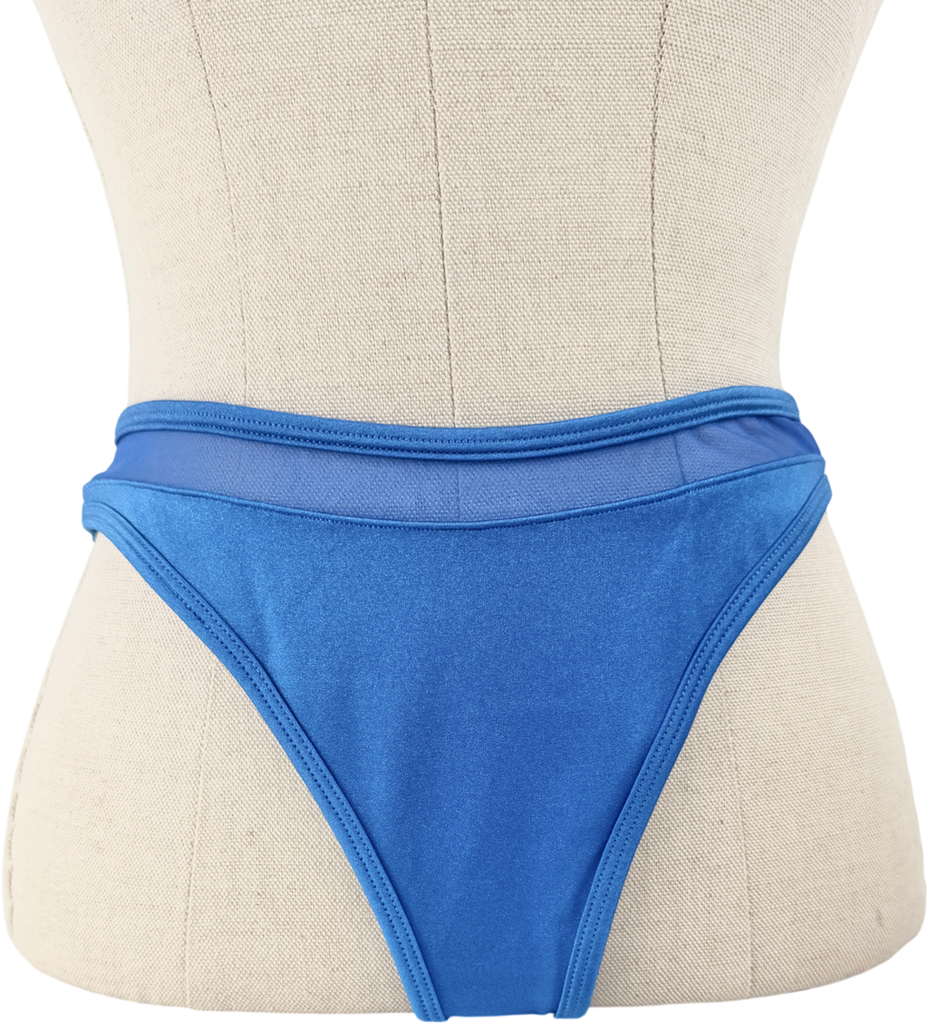 Lounge Blue Malibu Mesh Swim Briefs UK M