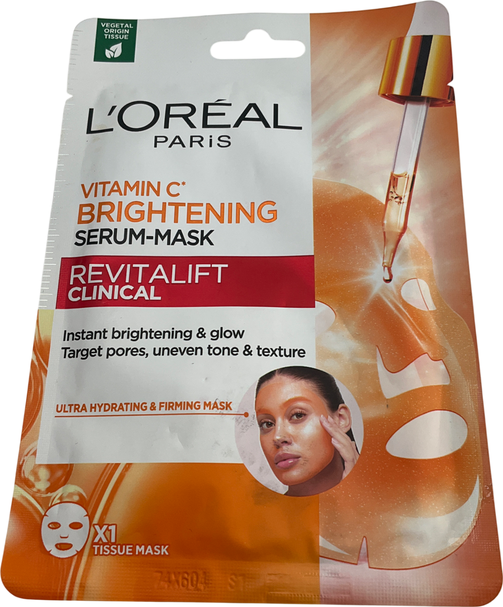 L'Oreal Revitalift Clinical Vitamin C Serum Sheet Mask X1