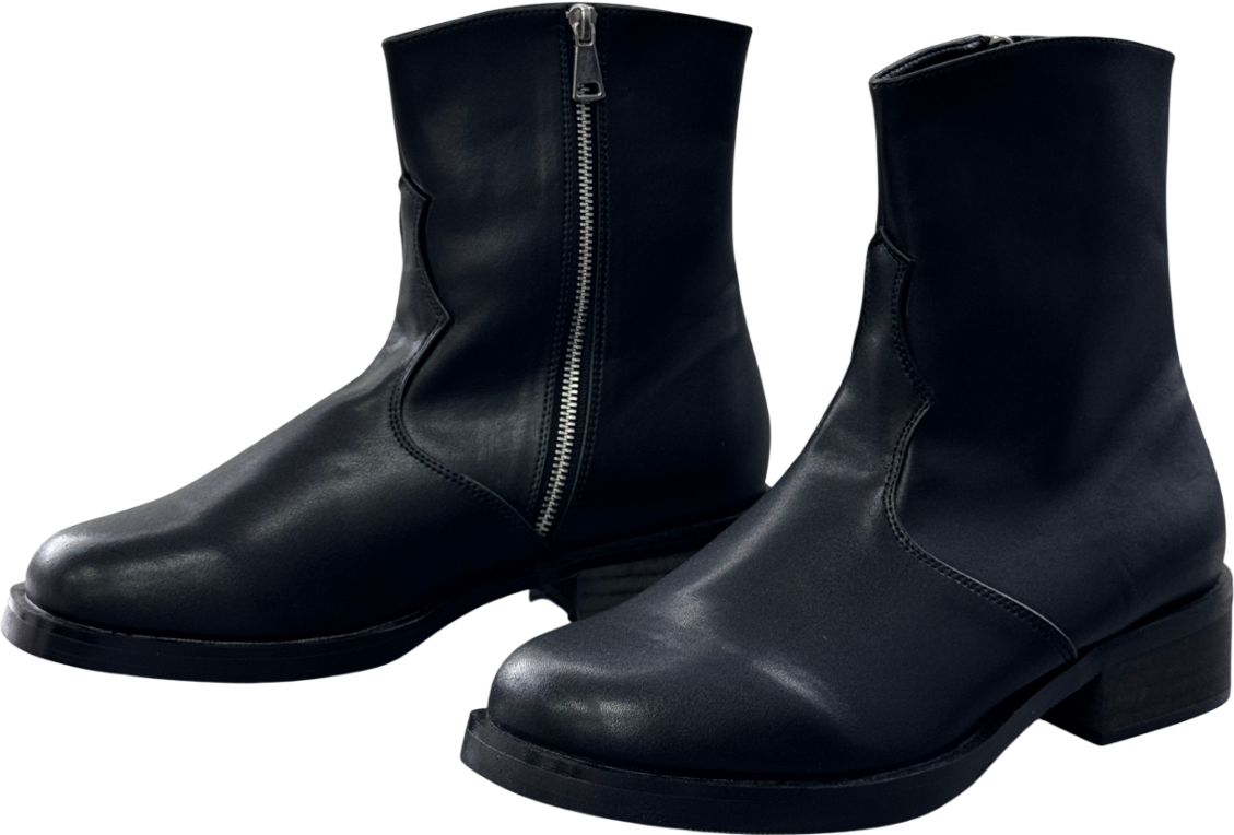 THE DENATURED The Warden Men's Classic Smart Boots - Black UK 9 EU 43 👞