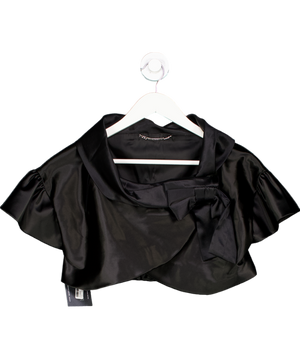 Dolce & Gabbana Black Silk Blend Bolero Top UK 14