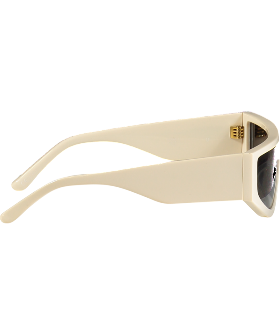 Linda Farrow x Magda Butrym Cream Ltd. Edition Sport Sunglasses