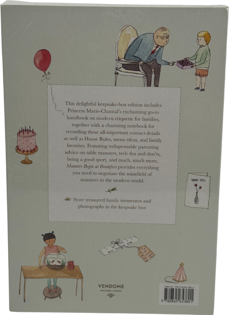 MARIE CHANTAL Cream Manners Begin At Breakfast Book - Keepsake Edition One Size