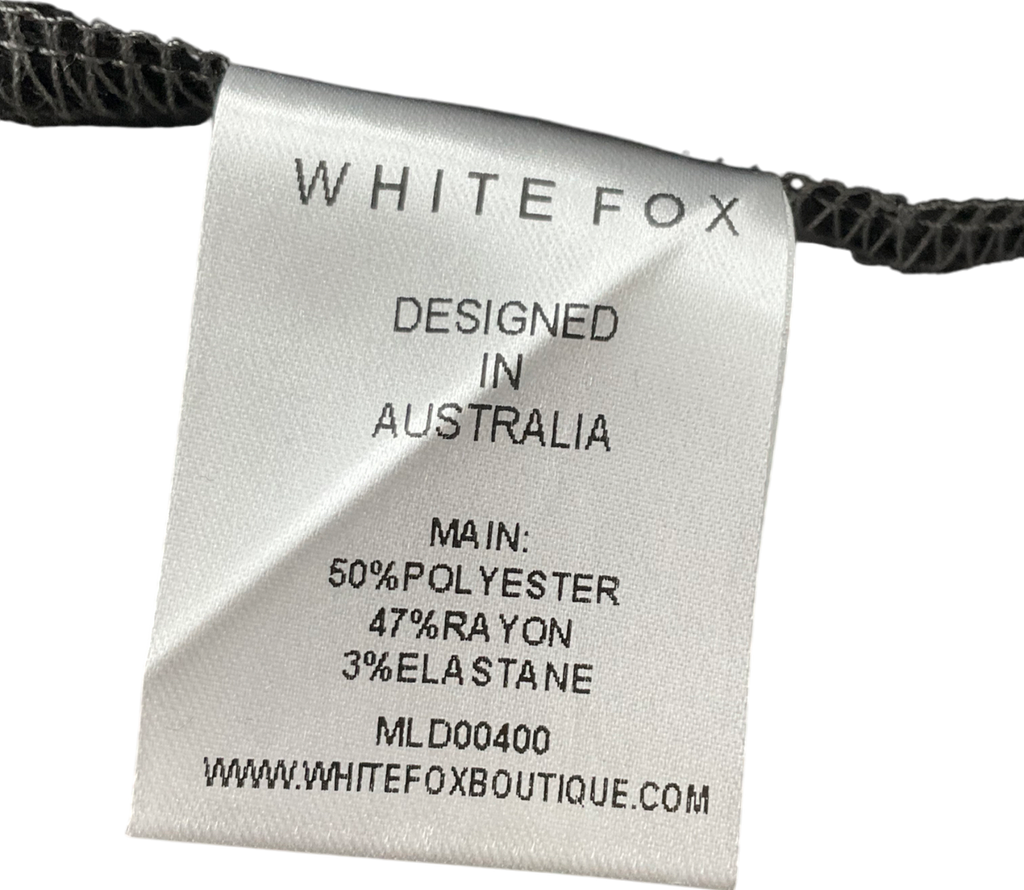 White Fox Grey Standing Still Skort UK L