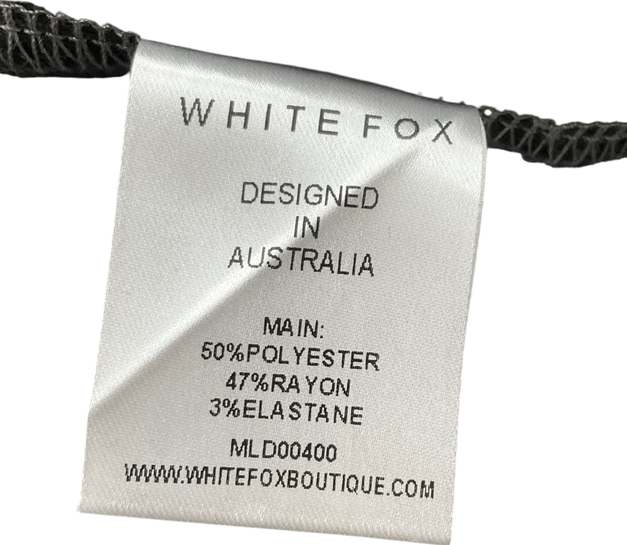 White Fox Grey Standing Still Skort UK L