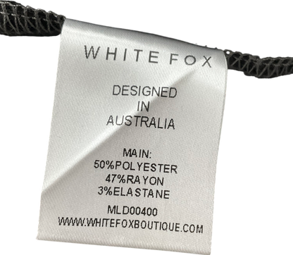 White Fox Grey Standing Still Skort UK L