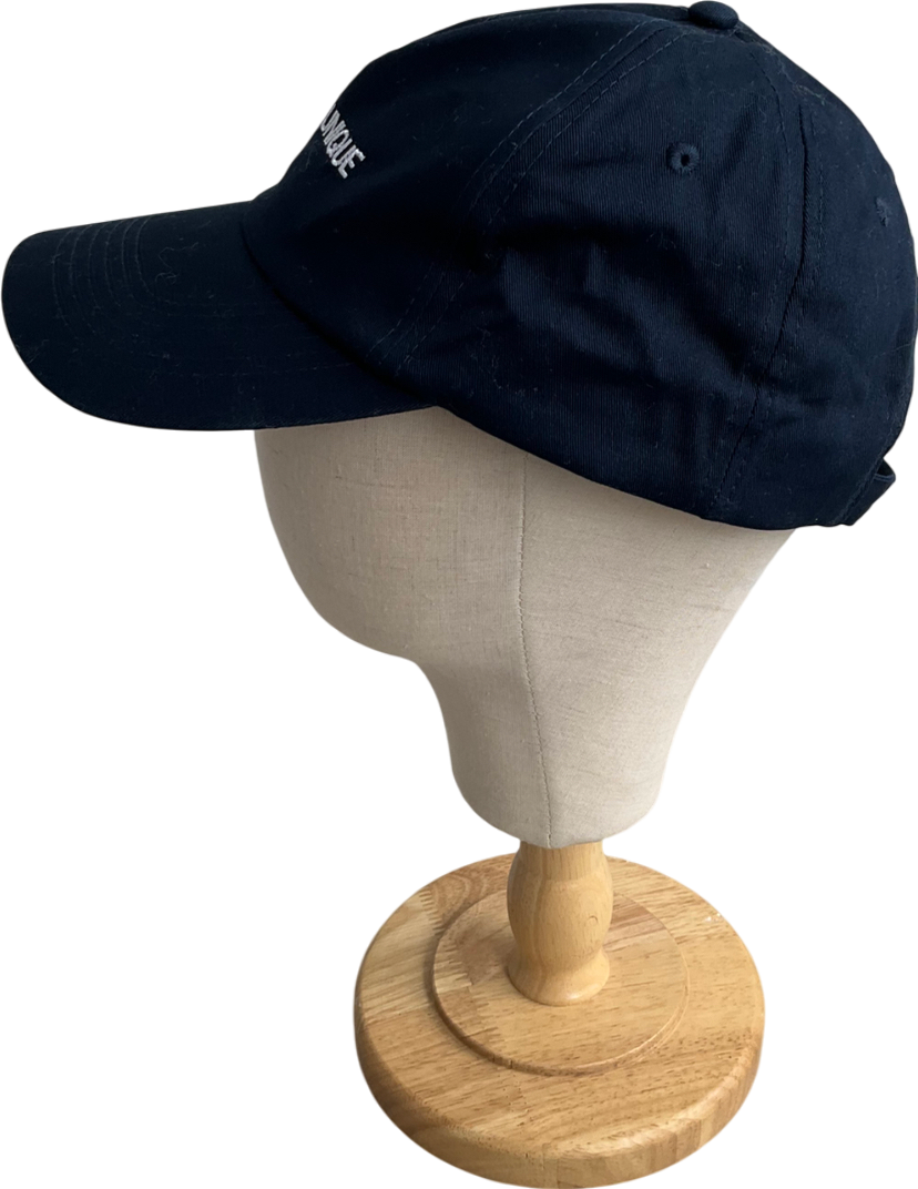 Blue Embroidered Baseball Cap