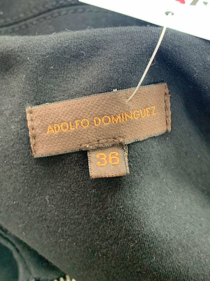 Adolfo Dominguez Black Zip Jacket UK 8