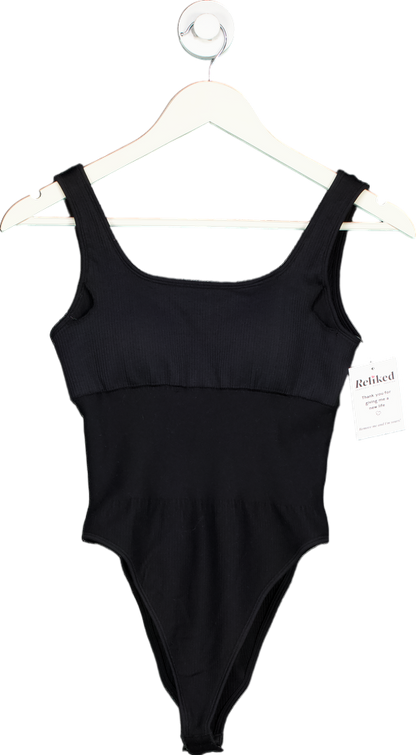 Mooslover Black Ribbed Bodysuit