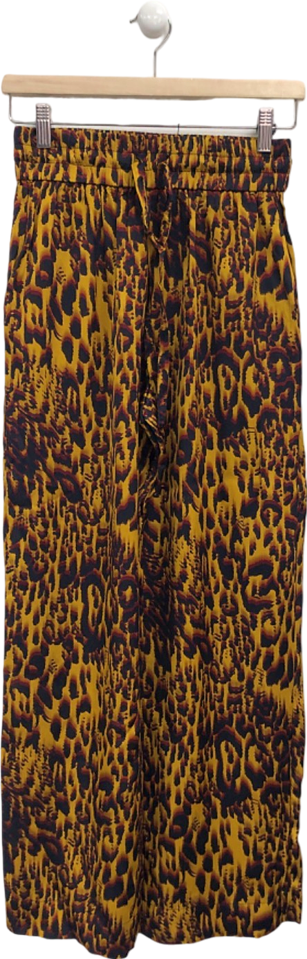 AllSaints Leopard Print Trousers XS